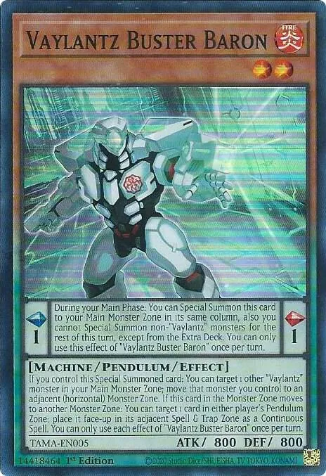 Vaylantz Buster Baron — Tactical Masters — Yu-Gi-Oh!