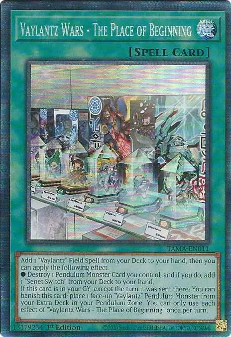 Vaylantz Wars - The Place of Beginning — Tactical Masters — Yu-Gi-Oh!