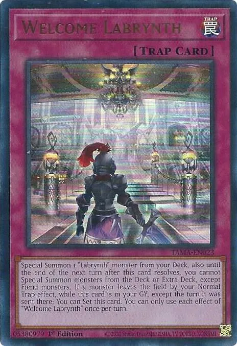 Welcome Labrynth from Tactical Masters - Yu-Gi-Oh!