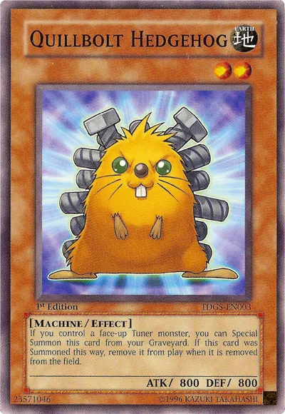Quillbolt Hedgehog — The Duelist Genesis — Yu-Gi-Oh!