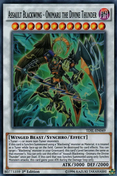 Assaut Aile Noire - Onimaru le Tonnerre Divin — The Dark Illusion — Yu-Gi-Oh!