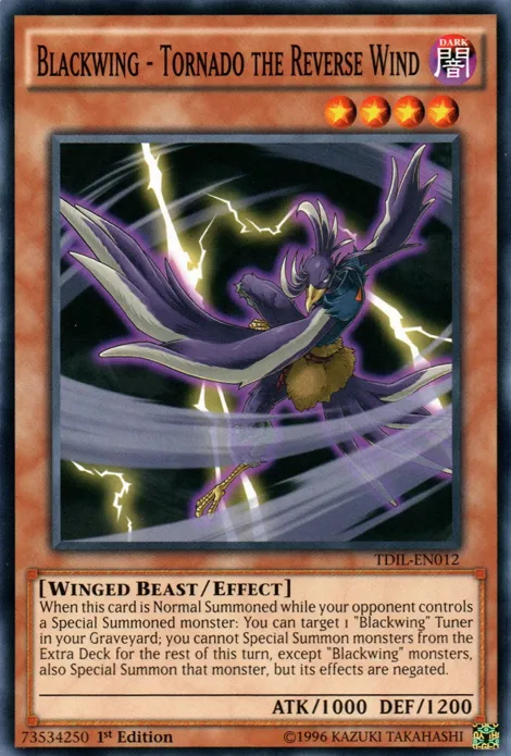 Blackwing - Tornado the Reverse Wind — The Dark Illusion — Yu-Gi-Oh!