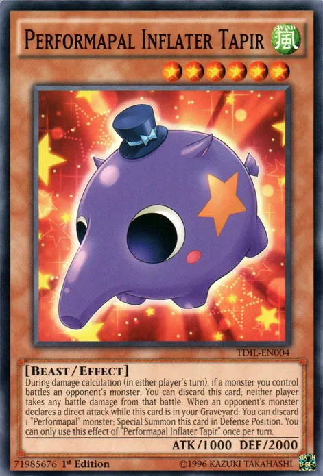 Performapal Inflater Tapir — The Dark Illusion — Yu-Gi-Oh!