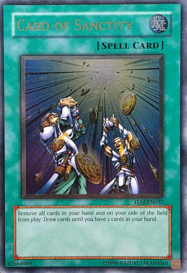 Card of Sanctity — The Lost Millennium - Unlimited — Yu-Gi-Oh!