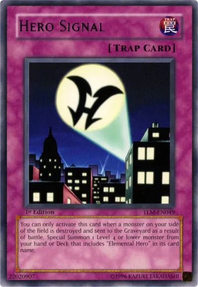Hero Signal — The Lost Millennium — Yu-Gi-Oh!