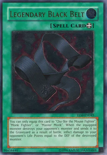 Legendary Black Belt — The Lost Millennium - Unlimited — Yu-Gi-Oh!