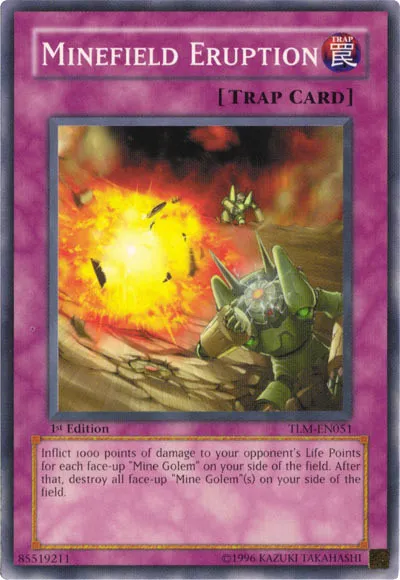 Minefield Eruption — The Lost Millennium — Yu-Gi-Oh!