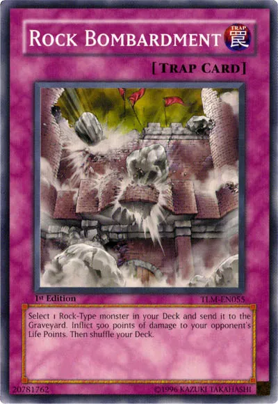 Rock Bombardment — The Lost Millennium — Yu-Gi-Oh!
