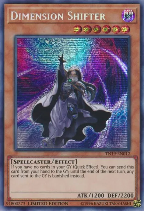 Dimension Shifter — 2019 Gold Sarcophagus Tin — Yu-Gi-Oh!