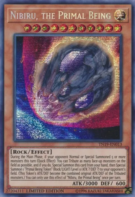 Nibiru, the Primal Being — 2019 Gold Sarcophagus Tin — Yu-Gi-Oh!