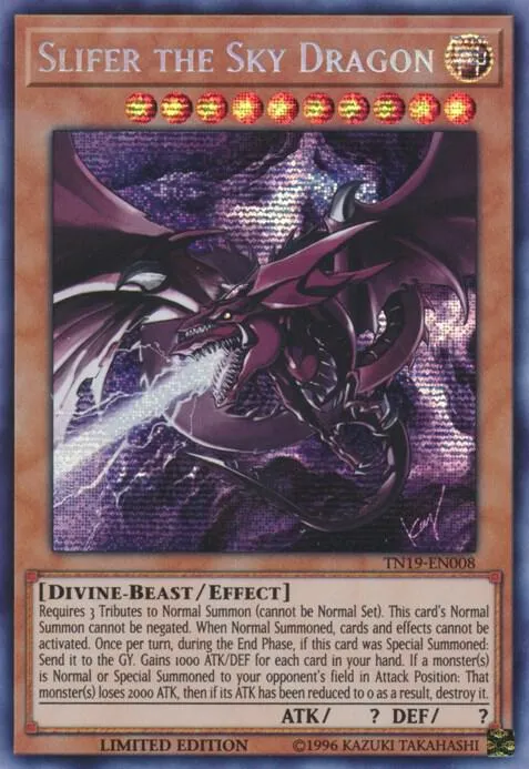 Slifer the Sky Dragon — 2019 Gold Sarcophagus Tin — Yu-Gi-Oh!
