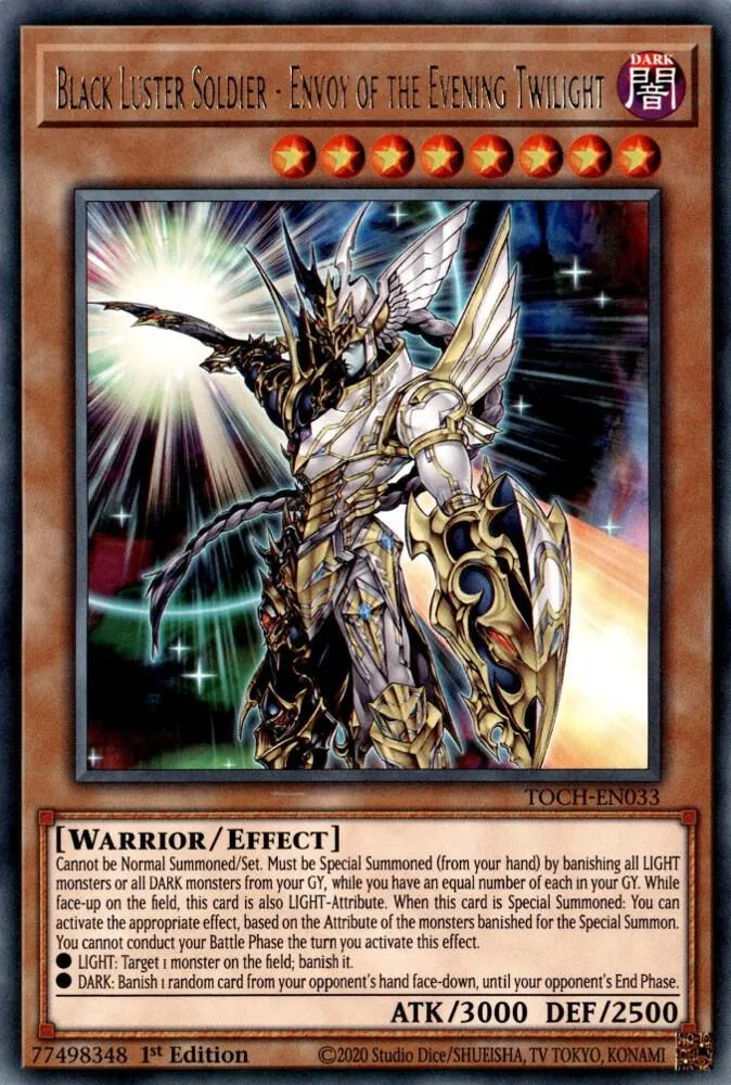 Black Luster Soldier - Envoy of the Evening Twilight — Toon Chaos - Unlimited — Yu-Gi-Oh!