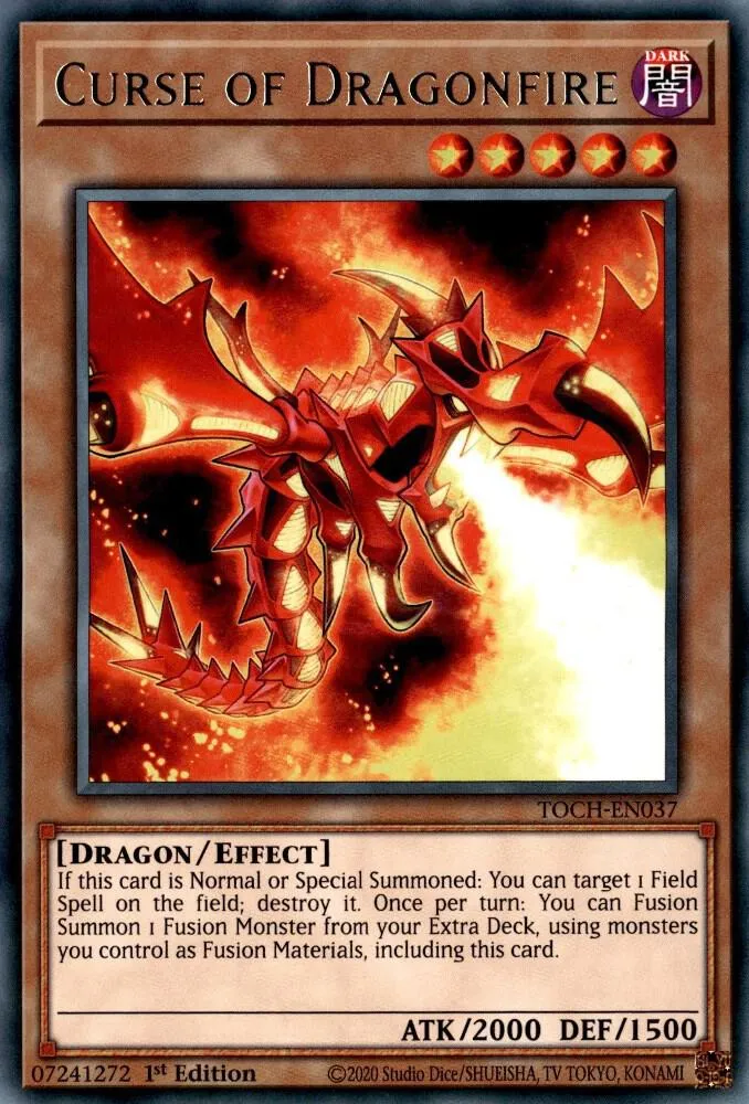 Curse of Dragonfire — Toon Chaos - Unlimited — Yu-Gi-Oh!