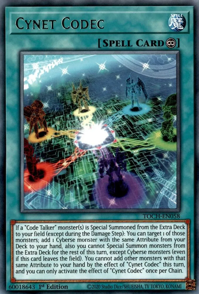 Cynet Codec from Toon Chaos - Unlimited - Yu-Gi-Oh!