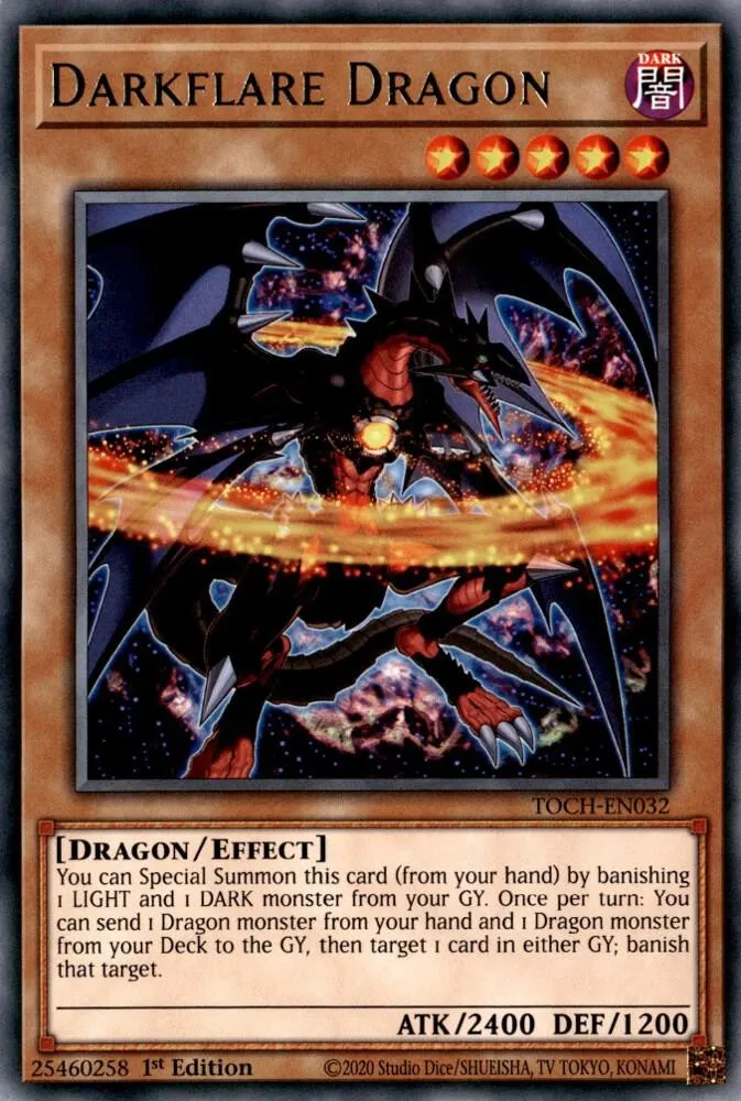 Darkflare Dragon — Toon Chaos - Unlimited — Yu-Gi-Oh!