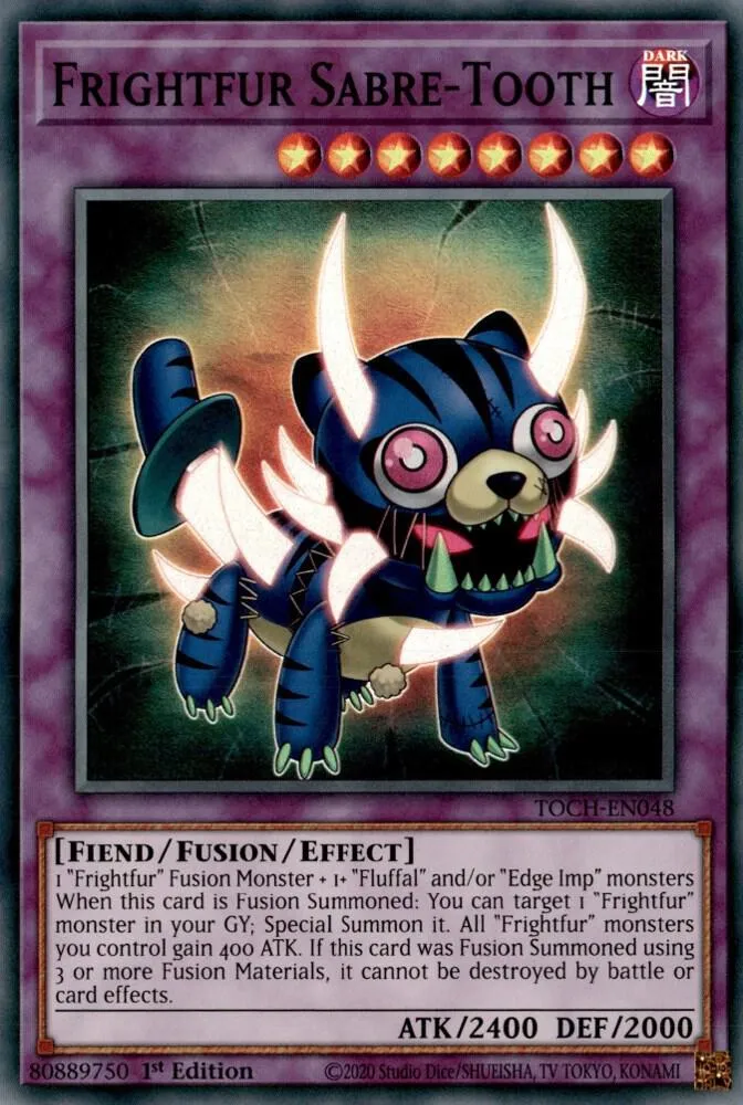 Frightfur Sabre-Tooth — Toon Chaos - Unlimited — Yu-Gi-Oh!