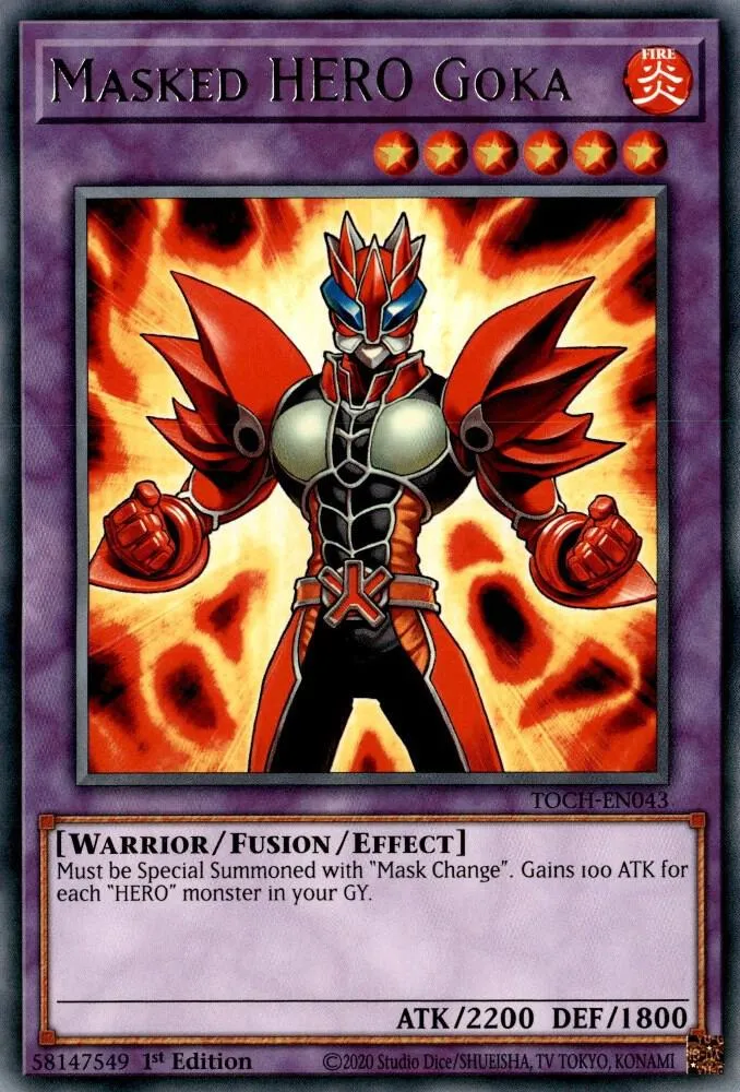 Masked HERO Goka — Toon Chaos - Unlimited — Yu-Gi-Oh!