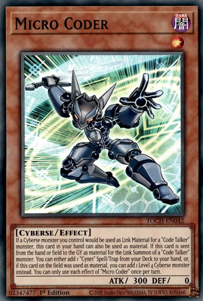 Micro Coder — Toon Chaos - Unlimited — Yu-Gi-Oh!