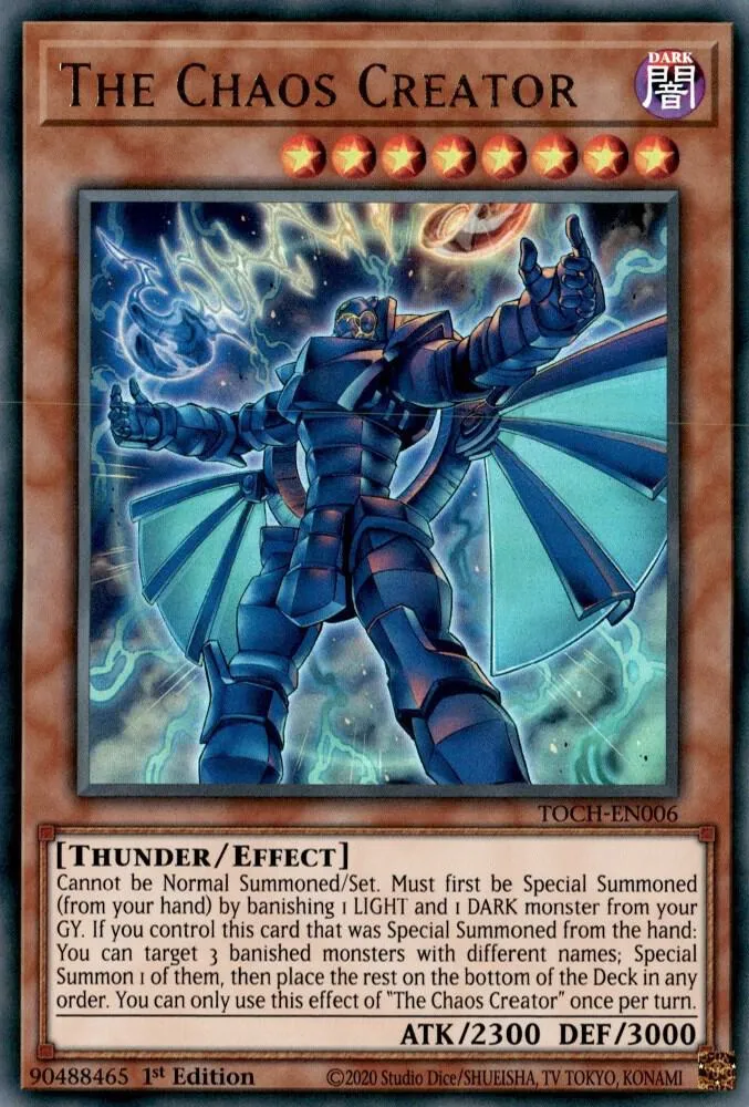 The Chaos Creator — Toon Chaos - Unlimited — Yu-Gi-Oh!