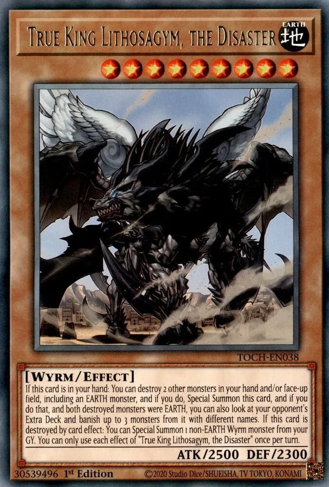 True King Lithosagym, the Disaster — Toon Chaos - Unlimited — Yu-Gi-Oh!