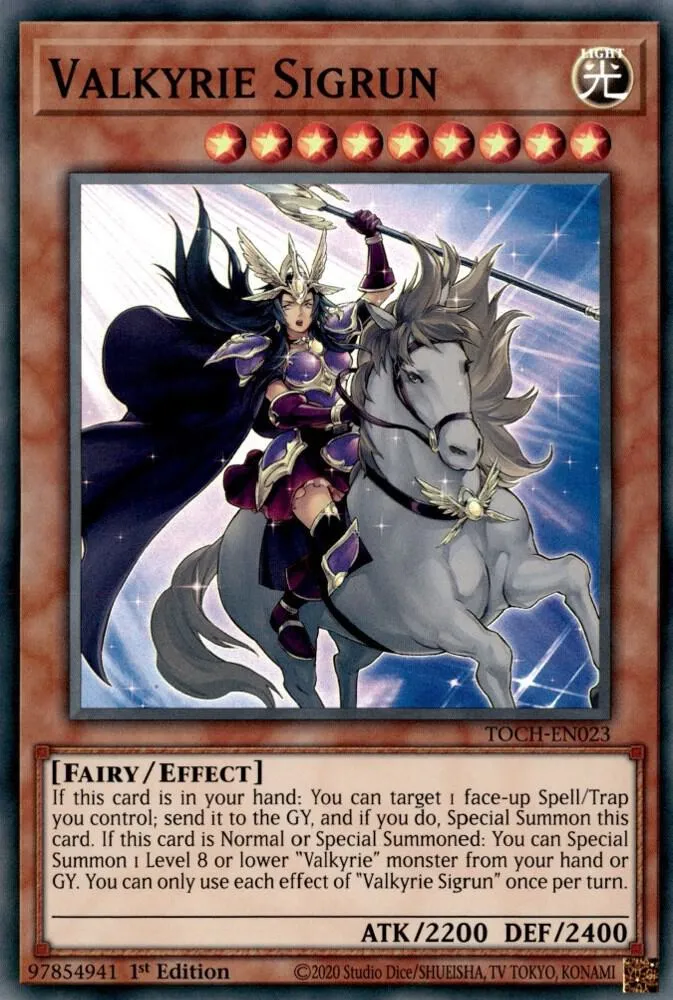 Valkyrie Sigrun — Toon Chaos - Unlimited — Yu-Gi-Oh!