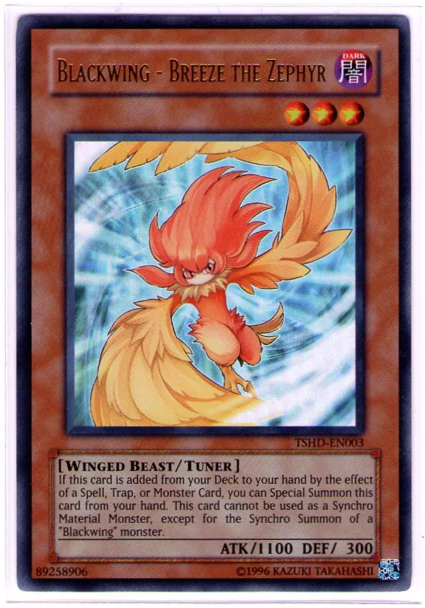 Blackwing - Breeze the Zephyr — The Shining Darkness - Unlimited — Yu-Gi-Oh!