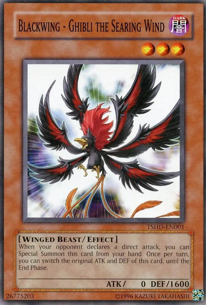 Blackwing - Ghibli the Searing Wind — The Shining Darkness - Unlimited — Yu-Gi-Oh!