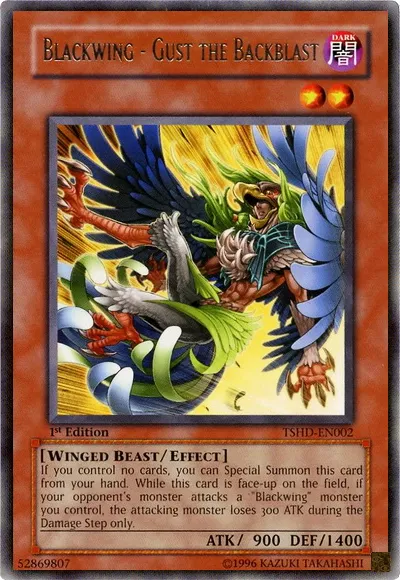 Blackwing - Gust the Backblast — The Shining Darkness — Yu-Gi-Oh!
