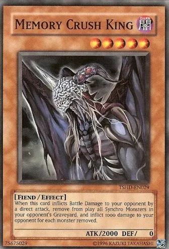 Memory Crush King — The Shining Darkness - Unlimited — Yu-Gi-Oh!