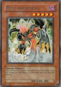 Mist Archfiend — Turbo Pack: Booster Two — Yu-Gi-Oh!