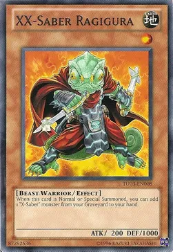 XX-Saber Ragigura — Turbo Pack: Booster Three — Yu-Gi-Oh!