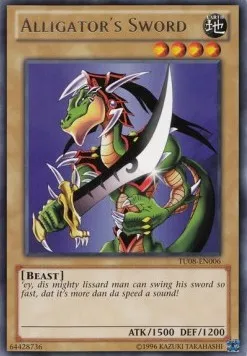Alligator's Sword — Turbo Pack: Booster Eight — Yu-Gi-Oh!