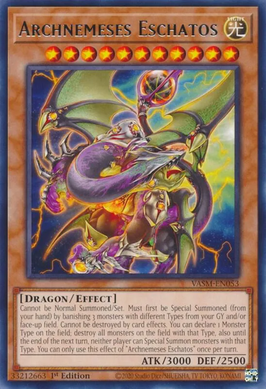 Eschatos Archnéméses — Valiant Smashers — Yu-Gi-Oh!