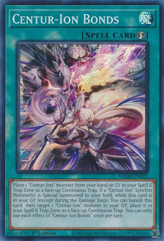 Centur-Ion Bonds — Valiant Smashers — Yu-Gi-Oh!