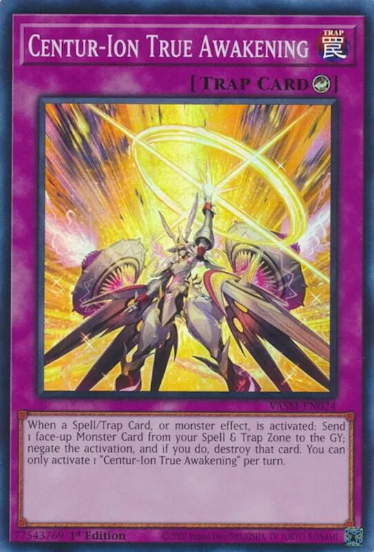 Véritable Éveil Centur-Ion — Valiant Smashers — Yu-Gi-Oh!