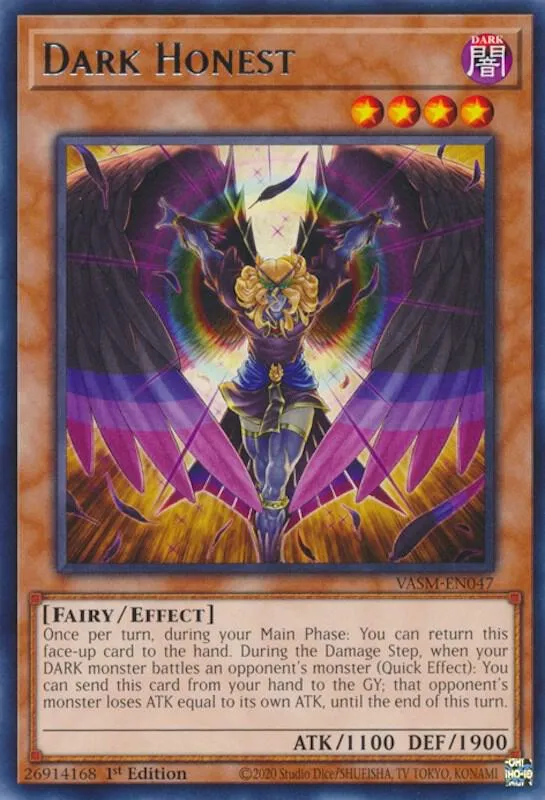 Dark Honest — Valiant Smashers — Yu-Gi-Oh!
