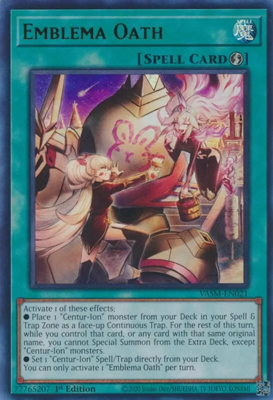 Emblema Oath from Valiant Smashers - Yu-Gi-Oh!