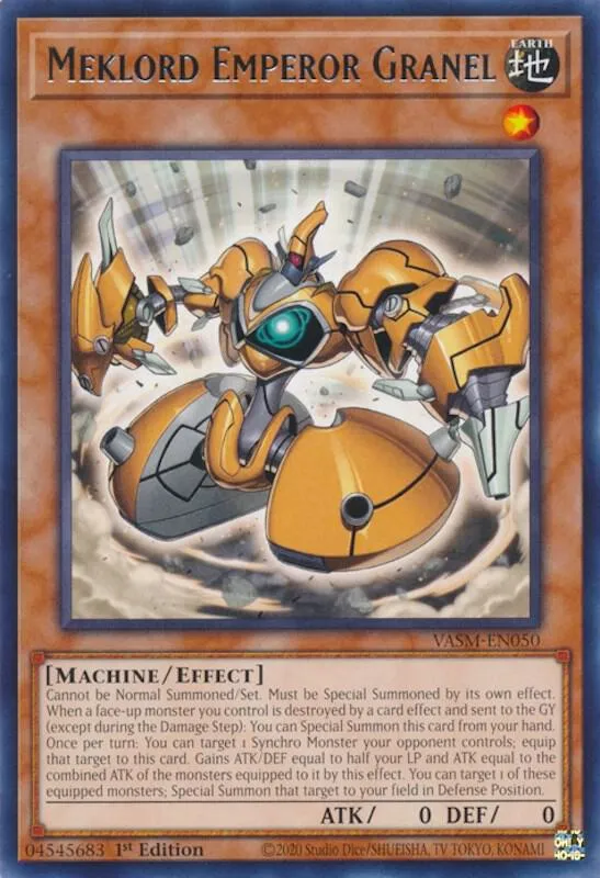 Meklord Emperor Granel — Valiant Smashers — Yu-Gi-Oh!