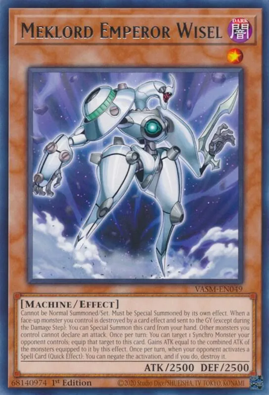 Meklord Emperor Wisel — Valiant Smashers — Yu-Gi-Oh!