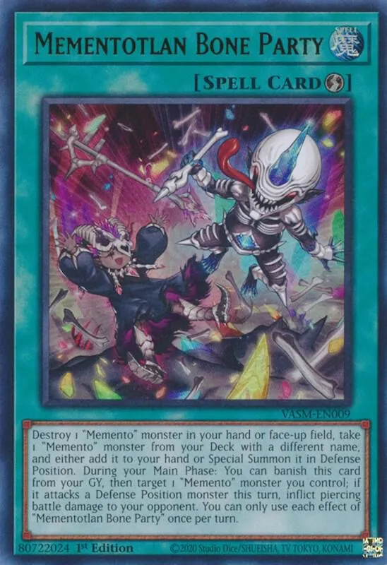 Mementotlan Bone Party — Valiant Smashers — Yu-Gi-Oh!
