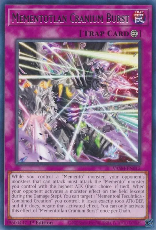 Explosion Encéphale Mémentotlaine — Valiant Smashers — Yu-Gi-Oh!