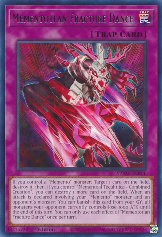 Danse de Fracture Mémentotlaine — Valiant Smashers — Yu-Gi-Oh!