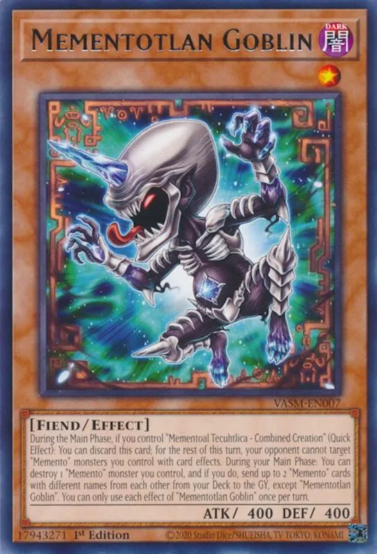 Gobelin Mémentotlain — Valiant Smashers — Yu-Gi-Oh!