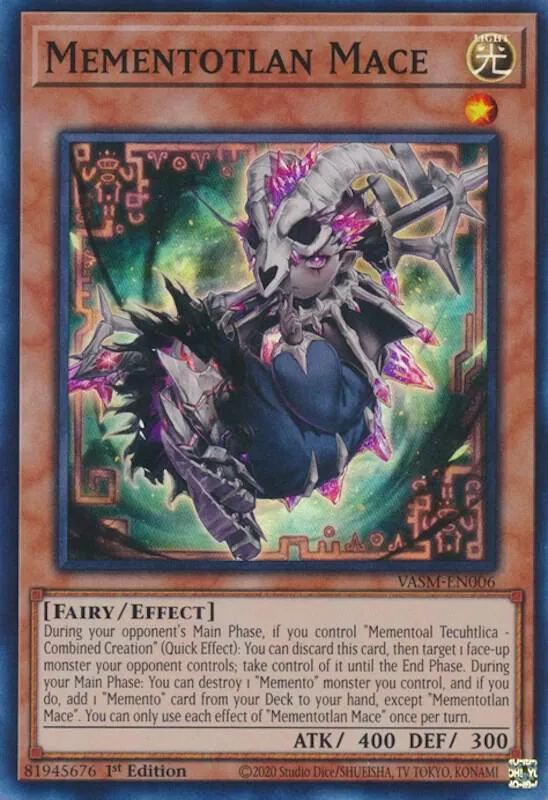 Mementotlan Mace — Valiant Smashers — Yu-Gi-Oh!