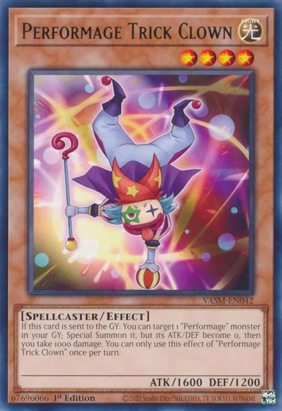 Performage Trick Clown — Valiant Smashers — Yu-Gi-Oh!