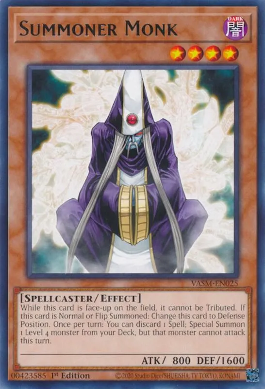Summoner Monk — Valiant Smashers — Yu-Gi-Oh!