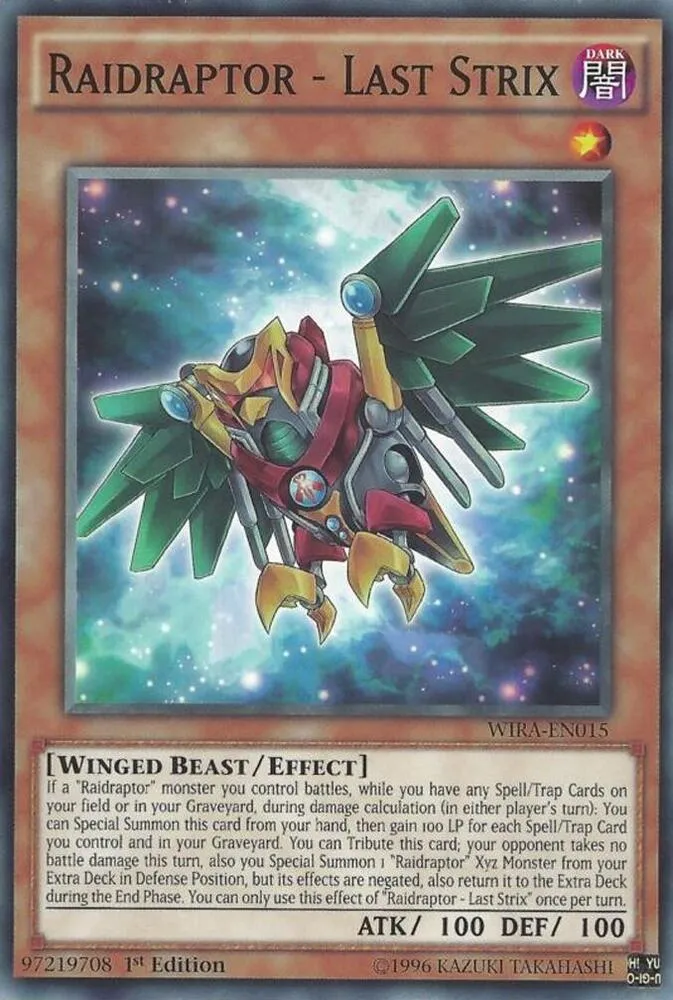 Raidraptor - Last Strix — Wing Raiders — Yu-Gi-Oh!