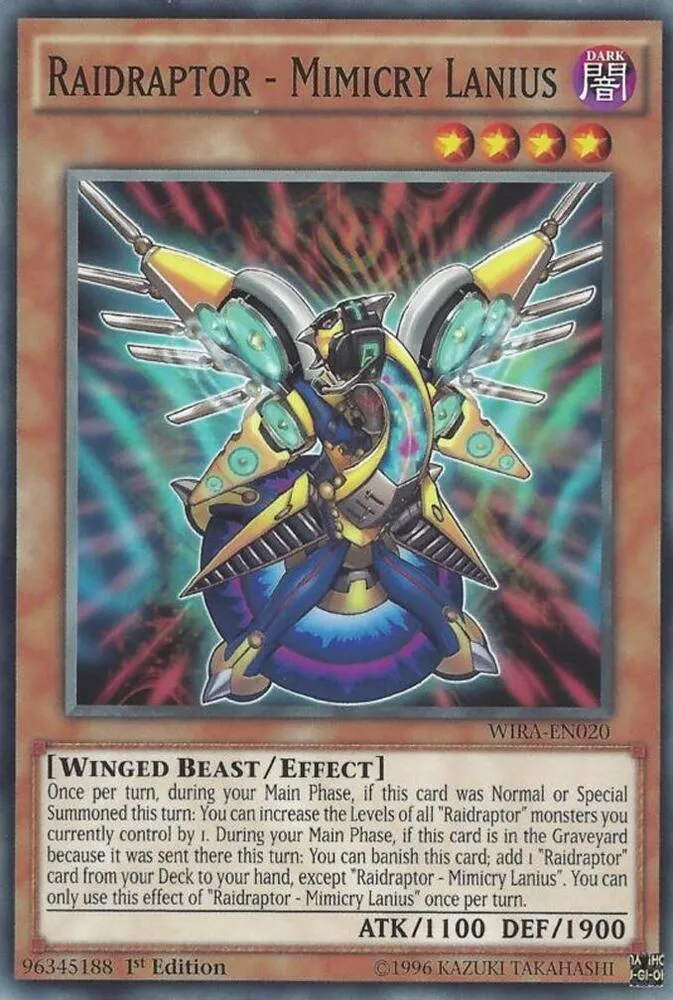 Raidraptor - Mimicry Lanius — Wing Raiders — Yu-Gi-Oh!