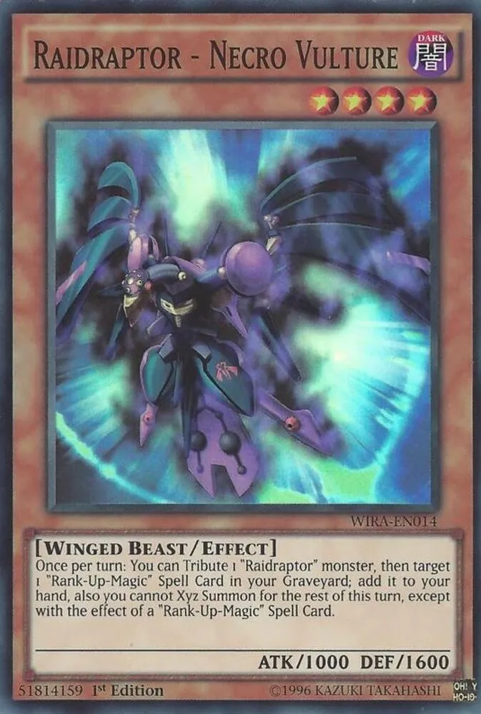 Raidraptor - Necro Vulture — Wing Raiders — Yu-Gi-Oh!