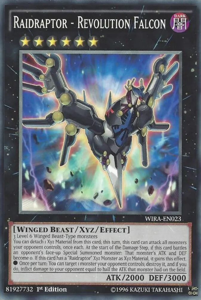 Raidraptor - Revolution Falcon from Wing Raiders - Yu-Gi-Oh!